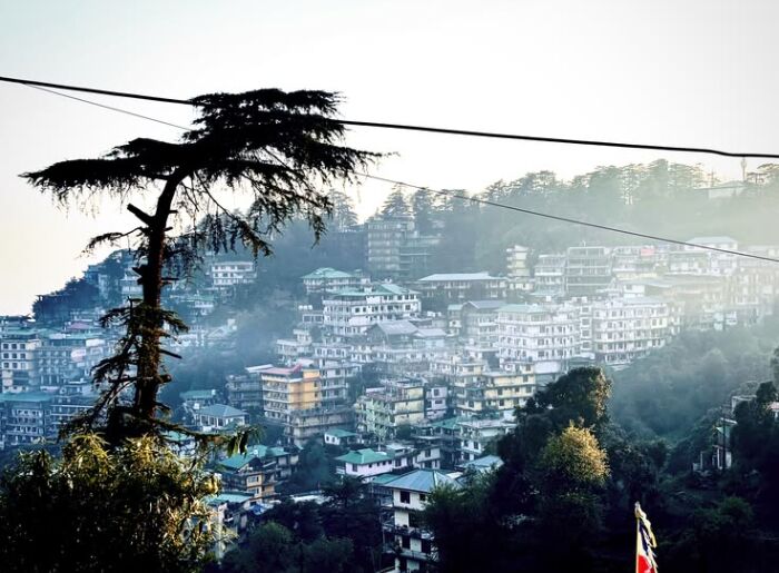 McLeodganj: Best Time, How To Reach & Places To Visit 2 McLeodganj in Himachal Pradesh with the Dhauladhar mountains in the background