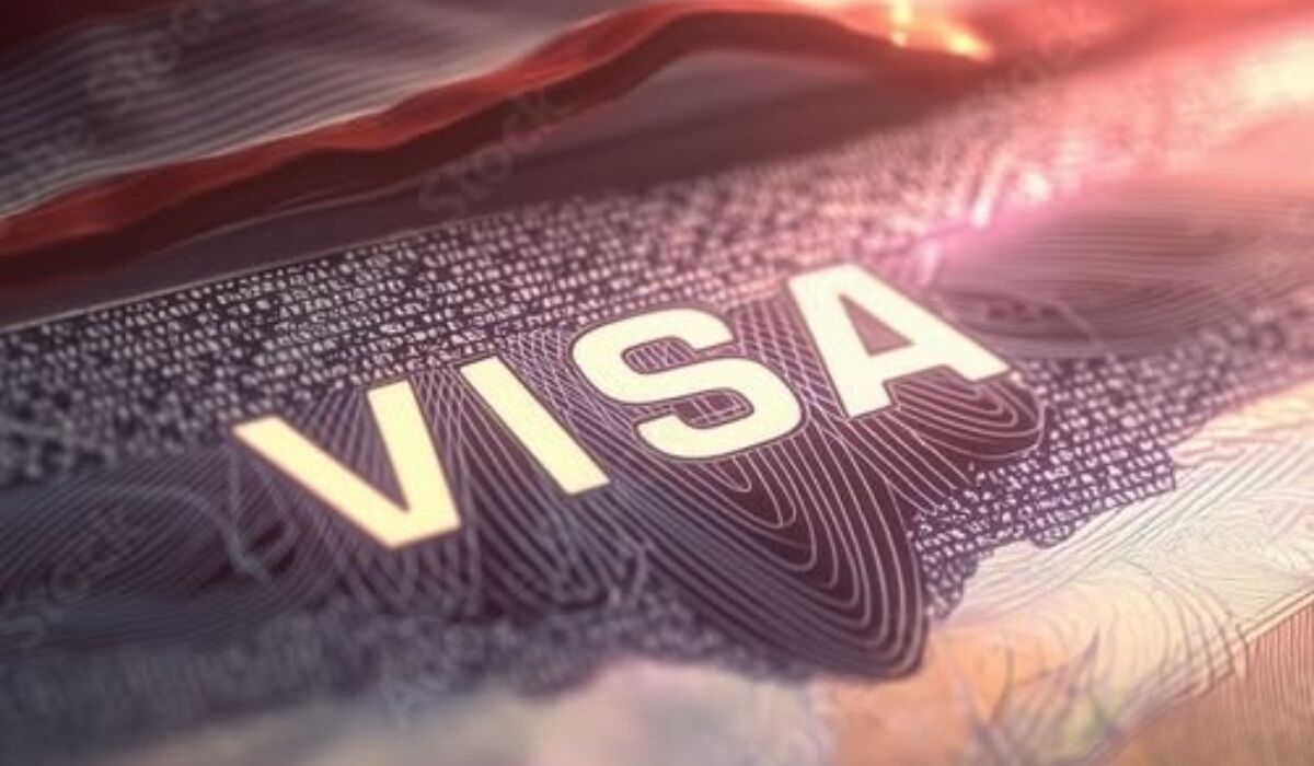 Indian traveller checking travel insurance before a USA trip