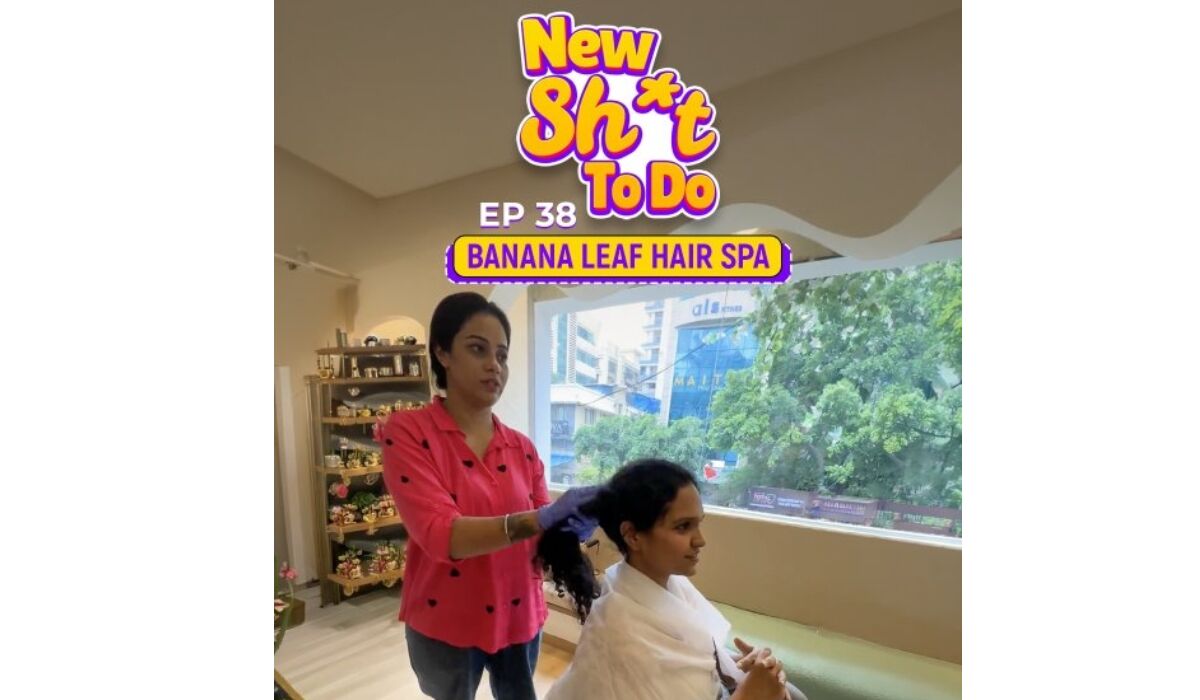 Banana leaf hair spa treatment in Mumbai