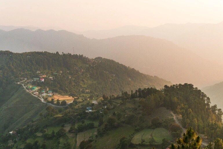 Autumn foliage in India