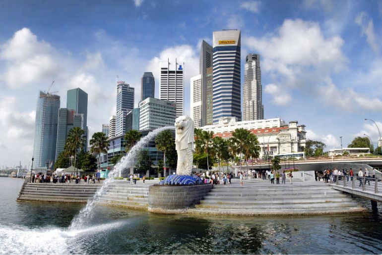 Singapore currency from india