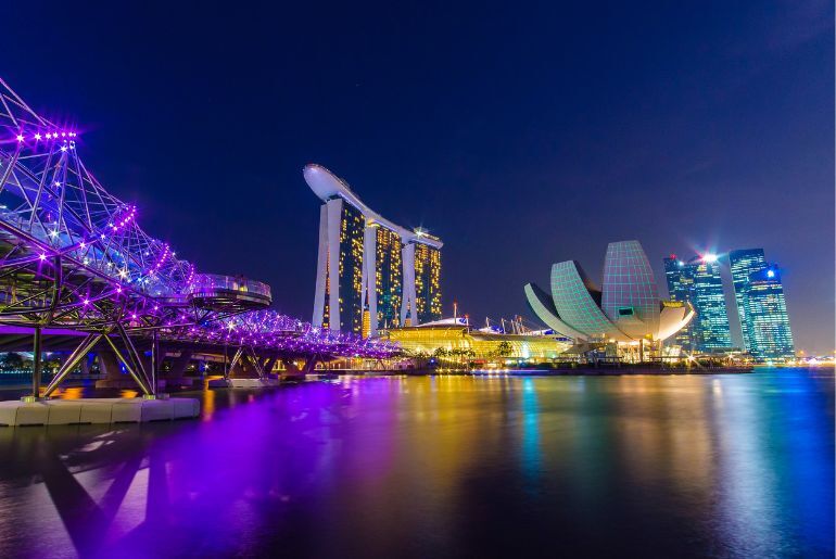 Singapore currency from india