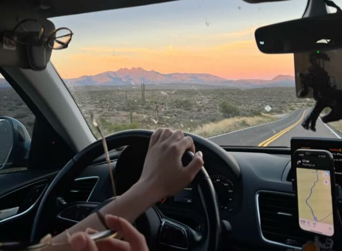 Car accessories for a long road trip