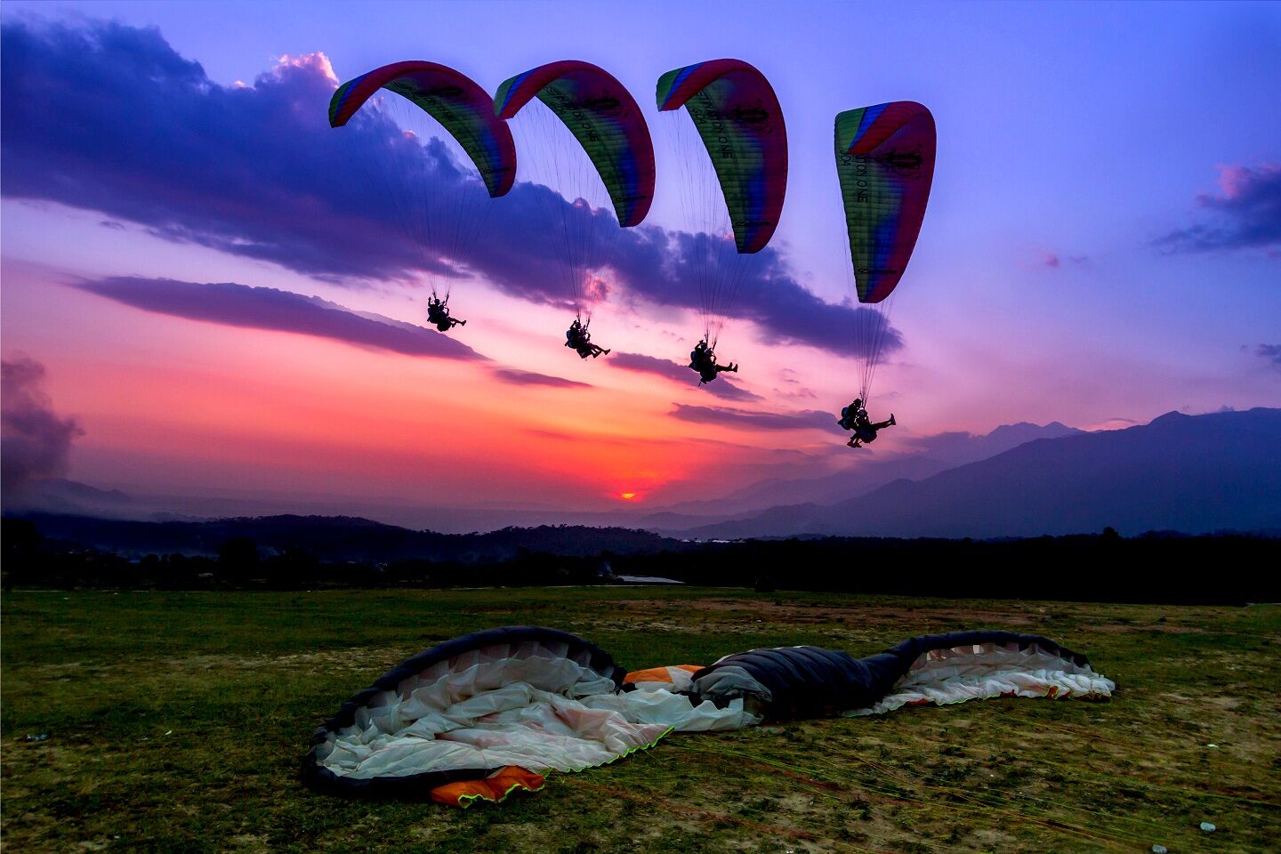 Paragliding In Bir Billing Trek | Price ₹2500 Only [Tandem Flight]
