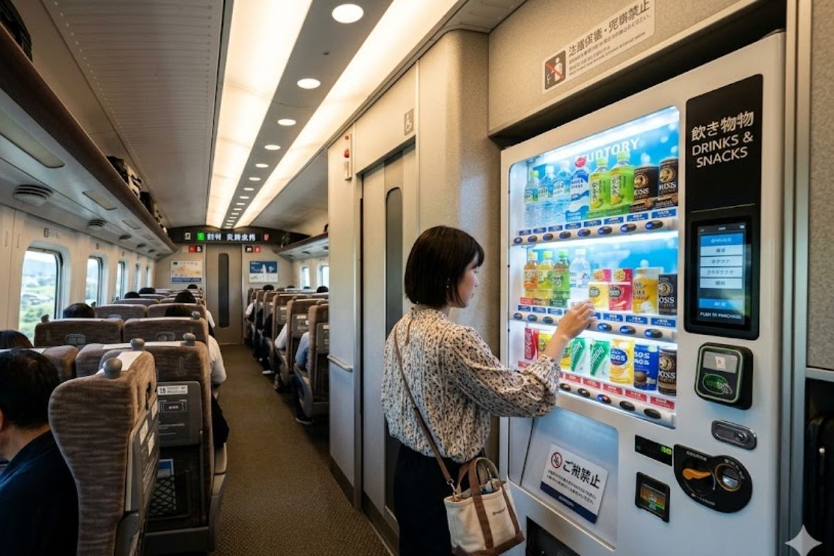 Mumbai-Ahmedabad bullet train vending machine