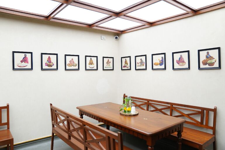 Inside Namah Bengaluru Coffee House