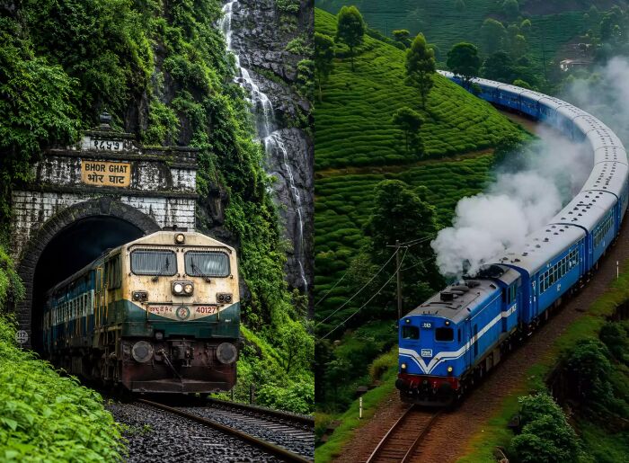 Scenic Train Journeys In India