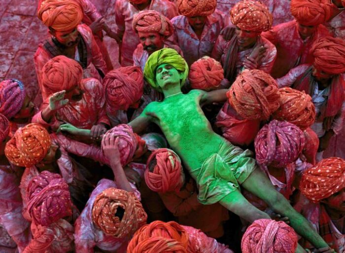 Steve McCurry photographer during an interview about India and photography