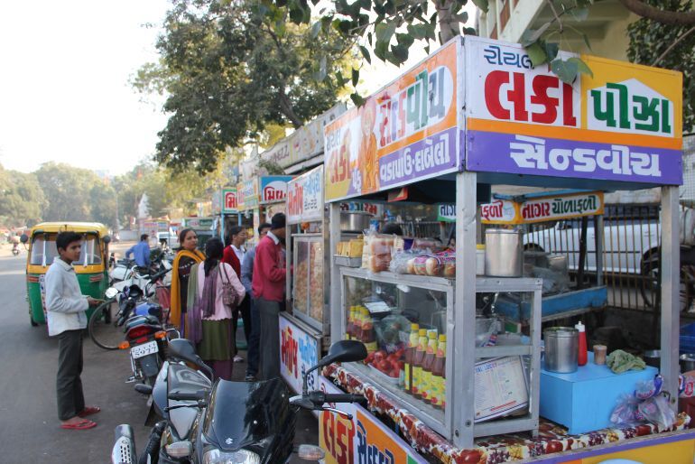 Indian cities for street food