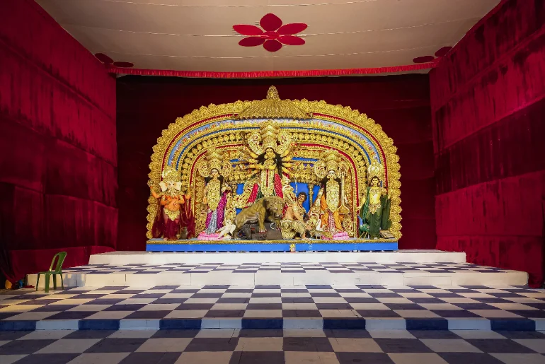 Durga Puja celebrations in India in 2026