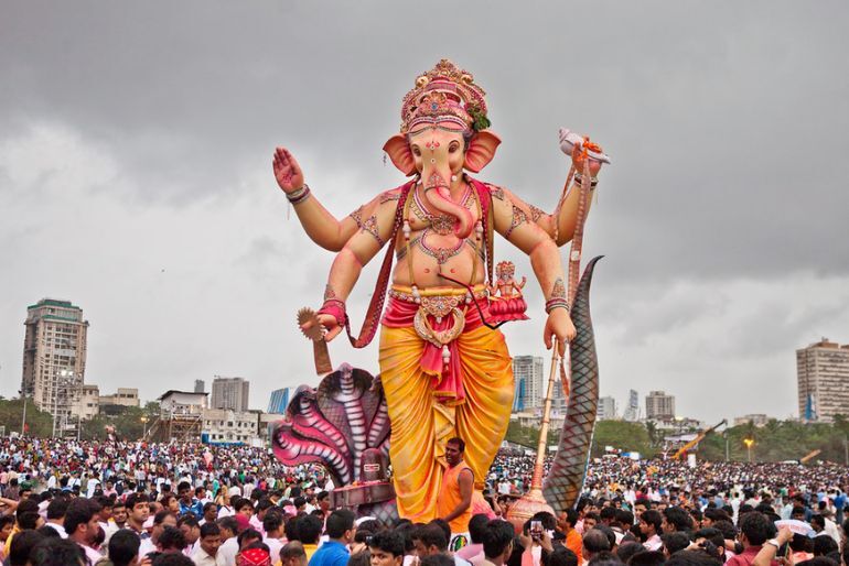 Ganesh Visarjan in Mumbai