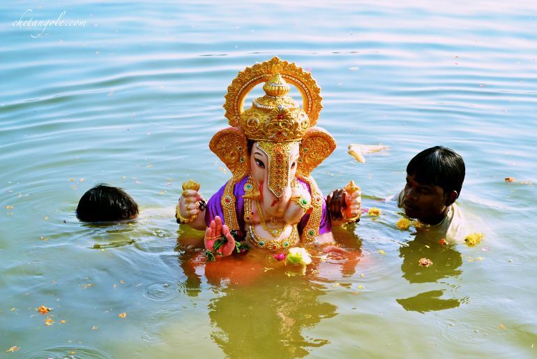 Ganesh Visarjan in Mumbai