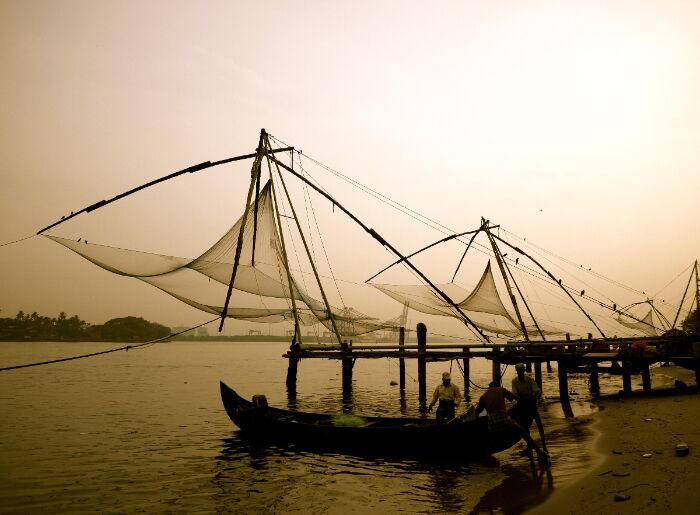 Chinese fishing nets of Kochi