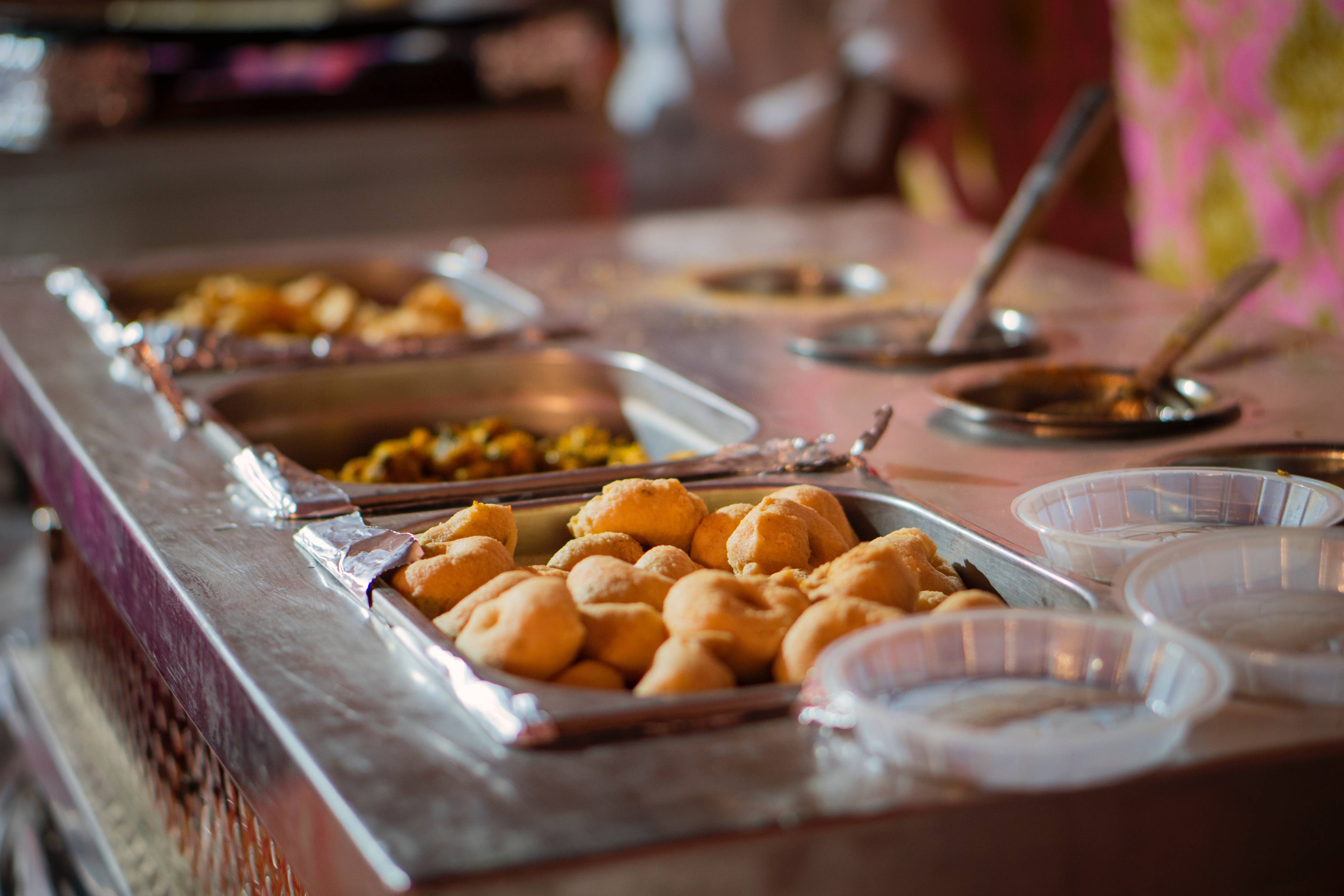 tasty street food in Varanasi