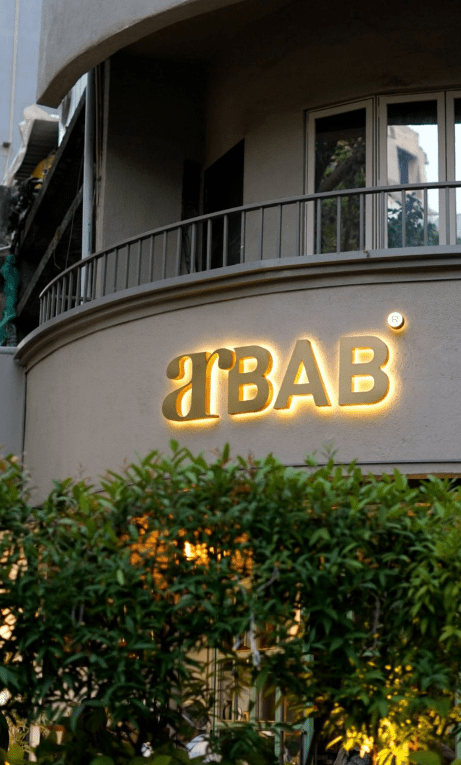 outside arBAB restaurant in Mumbai, Maharashtra