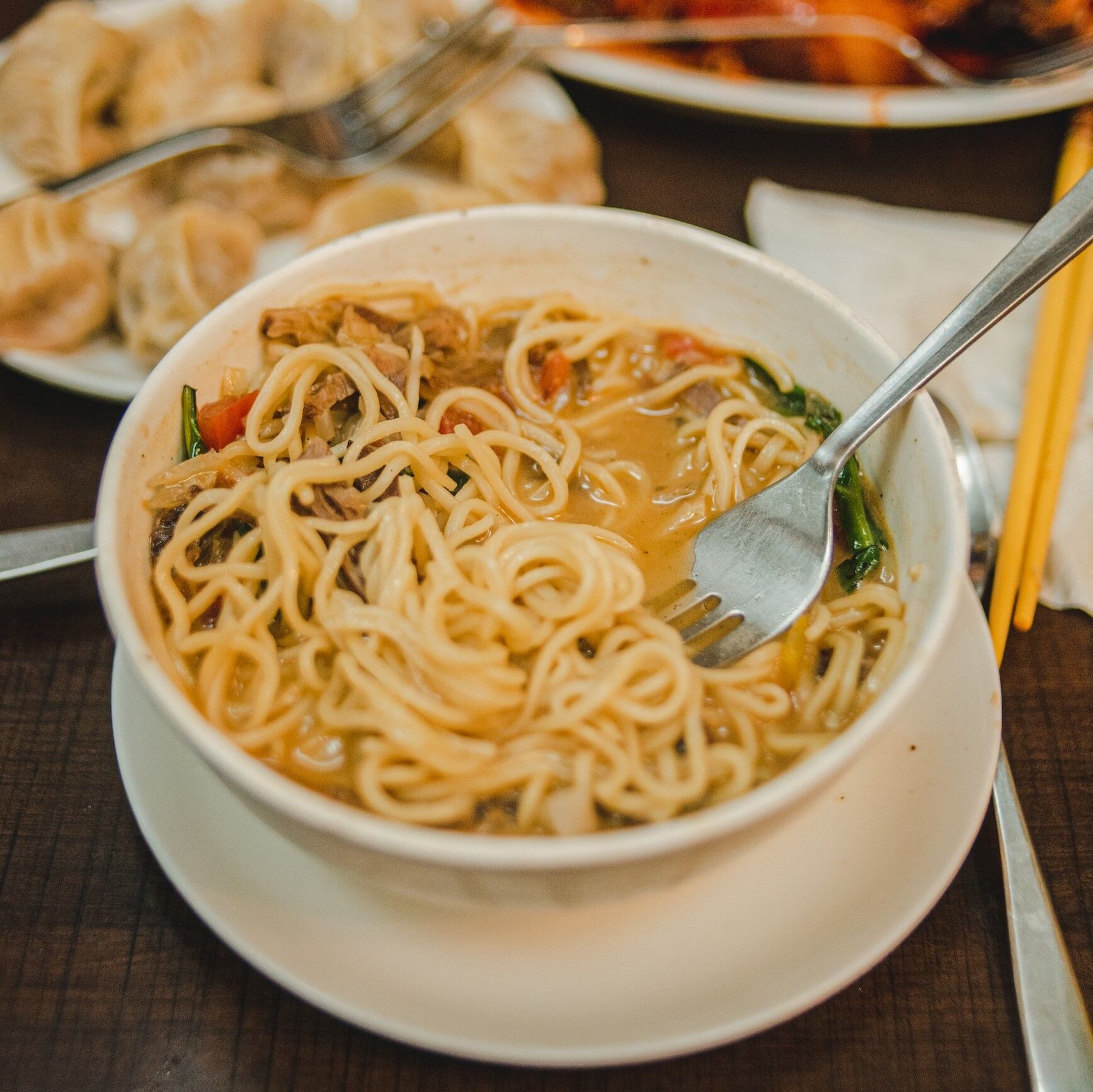 Thukpa, a legendary Tibetan dish.