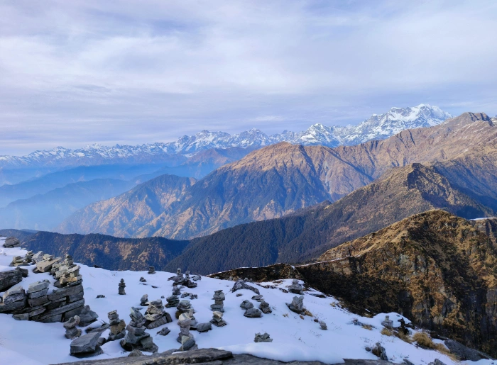 View from Chandrashila