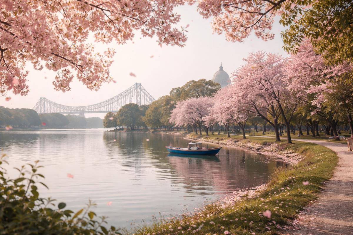 Cherry Blossom in Kolkata