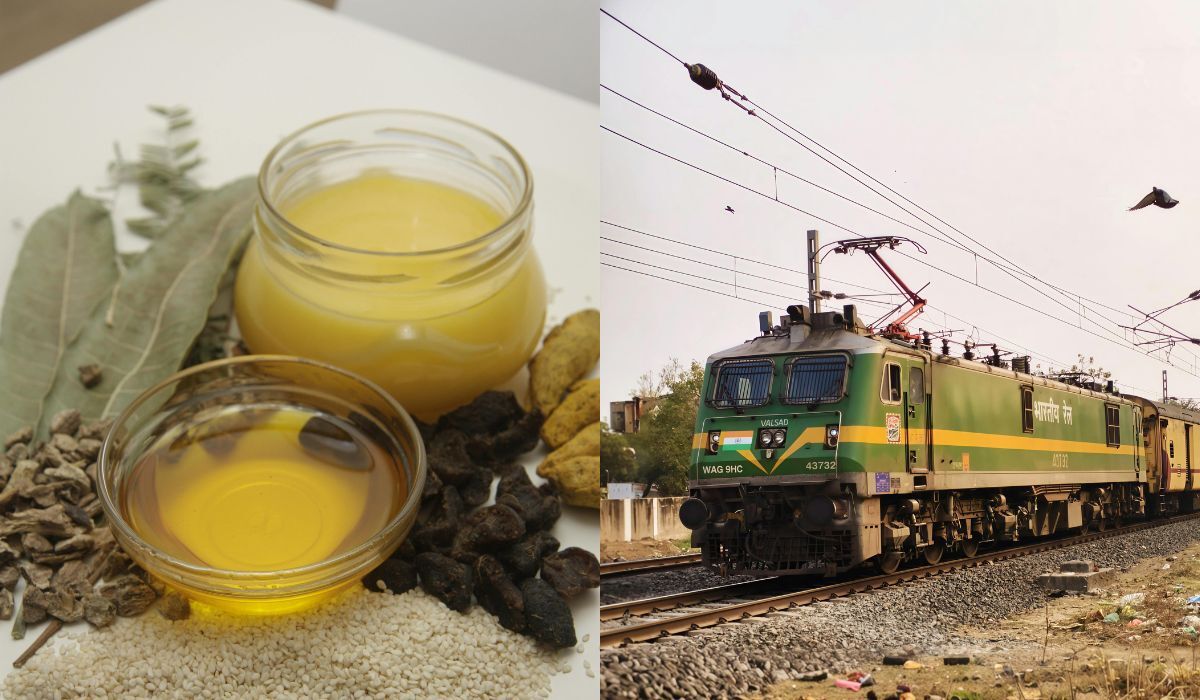ghee in trains