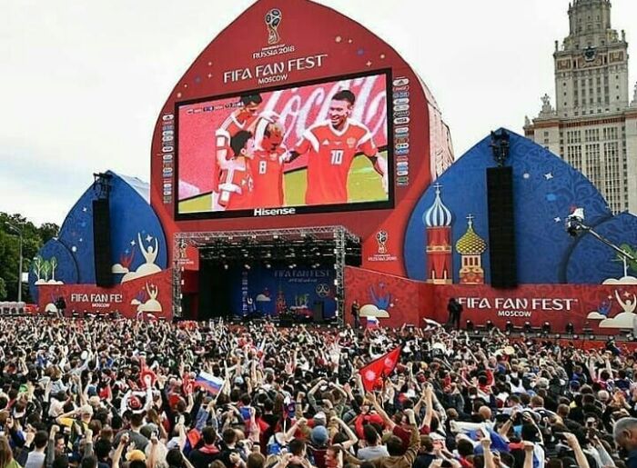 FIFA World Cup 2018 Fan Park | Image Courtesy: Pinterest