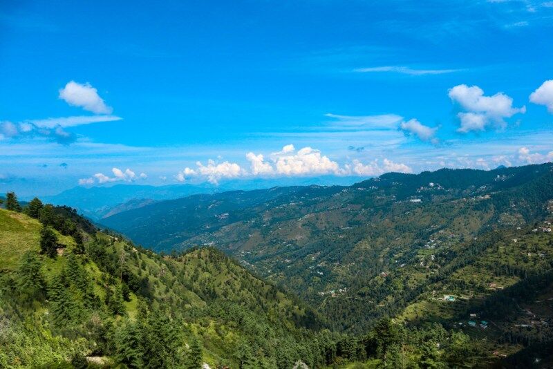 The view from the famous Lonavala hill station