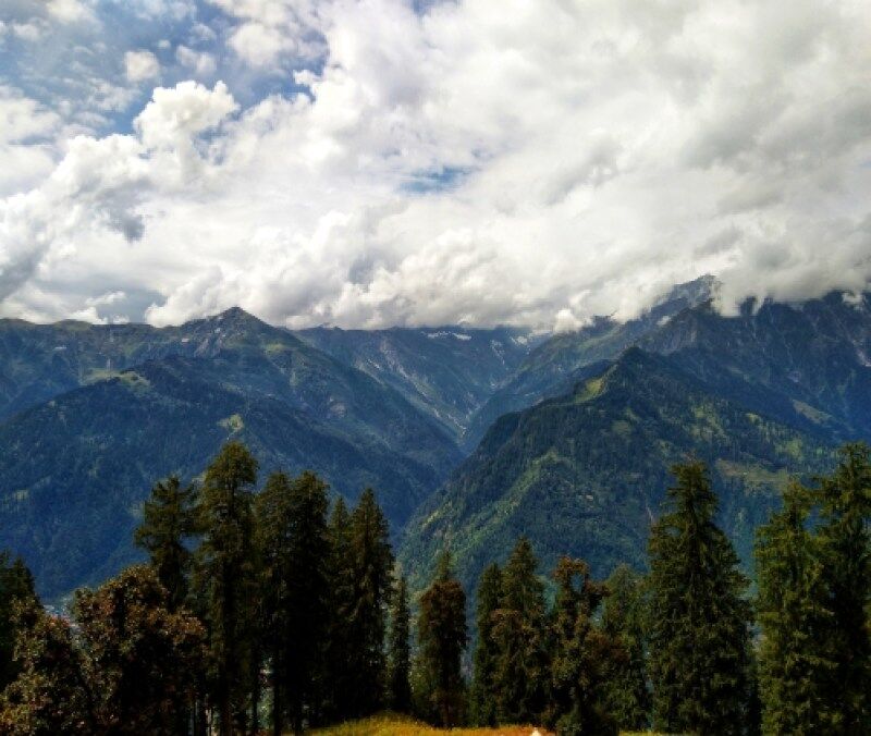 The view from Nainital viewpoint