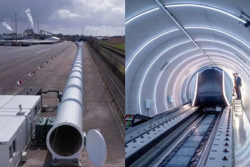 India's First Hyperloop Test Track