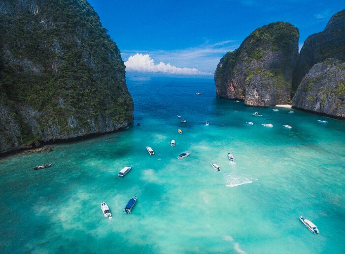 A bay in Thailand