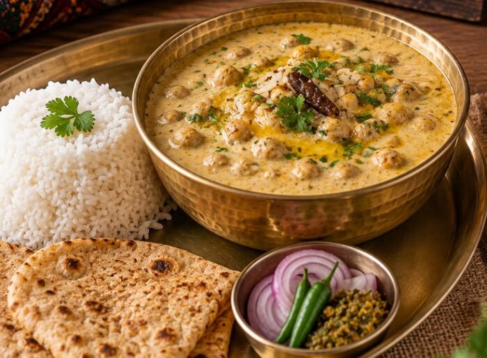 10 Best Foods To Try In Himachal Pradesh: Traditional Dishes & Local Drinks 2 Best foods to try in Himachal Pradesh, featuring traditional Himachali dishes including Dham, Siddu, Madra, and Kullu Trout.