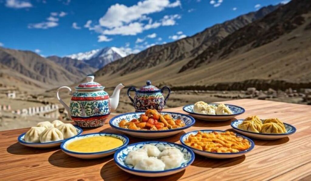 10 Best Foods To Try In Himachal Pradesh: Traditional Dishes & Local Drinks 2 Best foods to try in Himachal Pradesh, featuring traditional Himachali dishes including Dham, Siddu, Madra, and Kullu Trout.