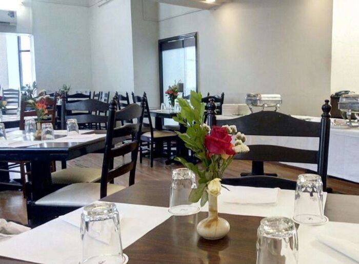 Traditional Parsi food served at a famous Parsi eatery in Mumbai