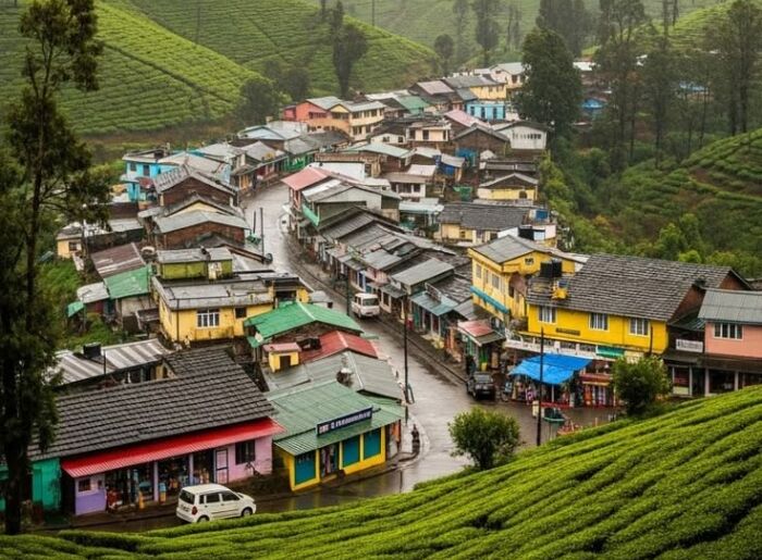 Scenic tourist attractions and places to visit in Malappuram, Kerala, including green hills, waterfalls, and historic landmarks.