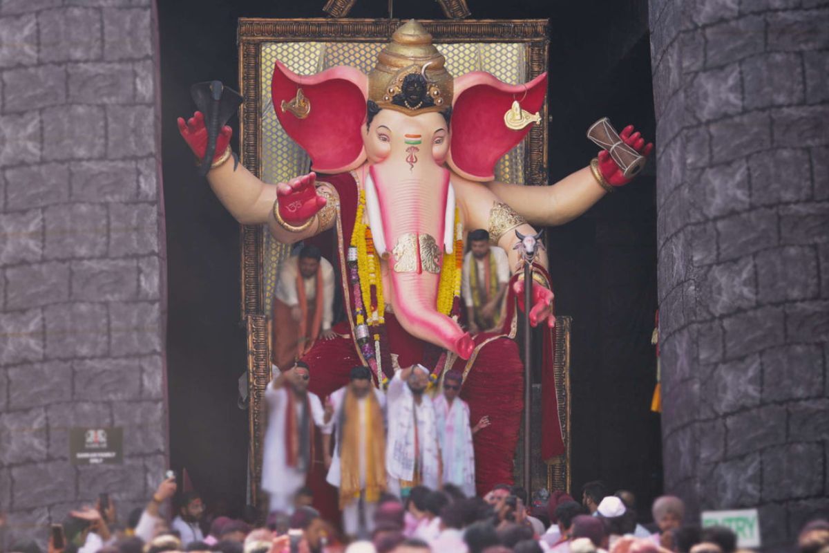 Ganpati pandals in Surat during Ganesh Chaturthi 2026