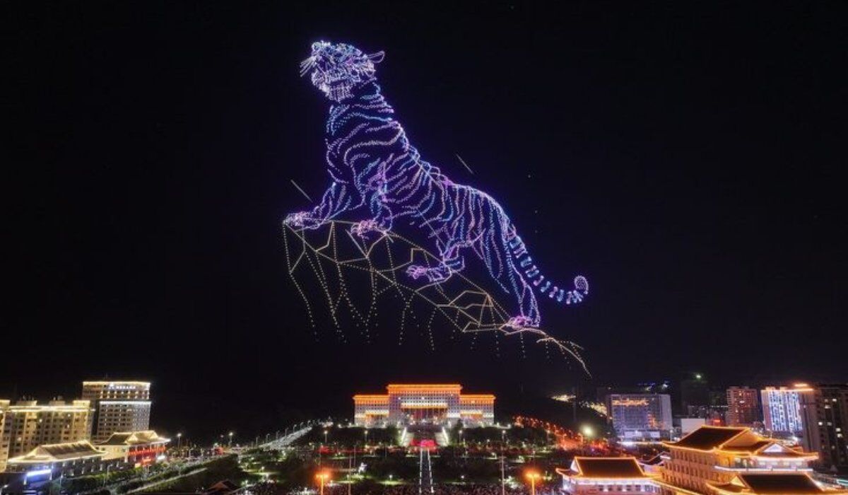 Mysuru Dasara Drone Show 2026 at Bannimantap