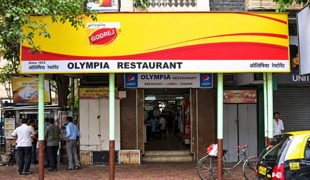 Olympia Coffee House in Colaba, Mumbai, whose food licence was suspended by the FDA