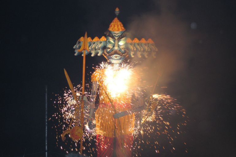 Places In India To Watch Ravan Dahan On Dussehra 1 Ravan Dahan celebration during Dussehra in India