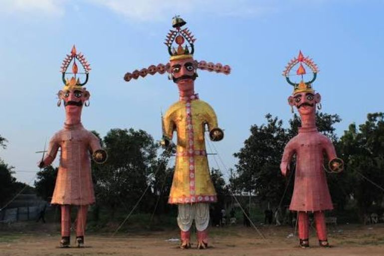 Places In India To Watch Ravan Dahan On Dussehra 2 Ravan Dahan celebration during Dussehra in India