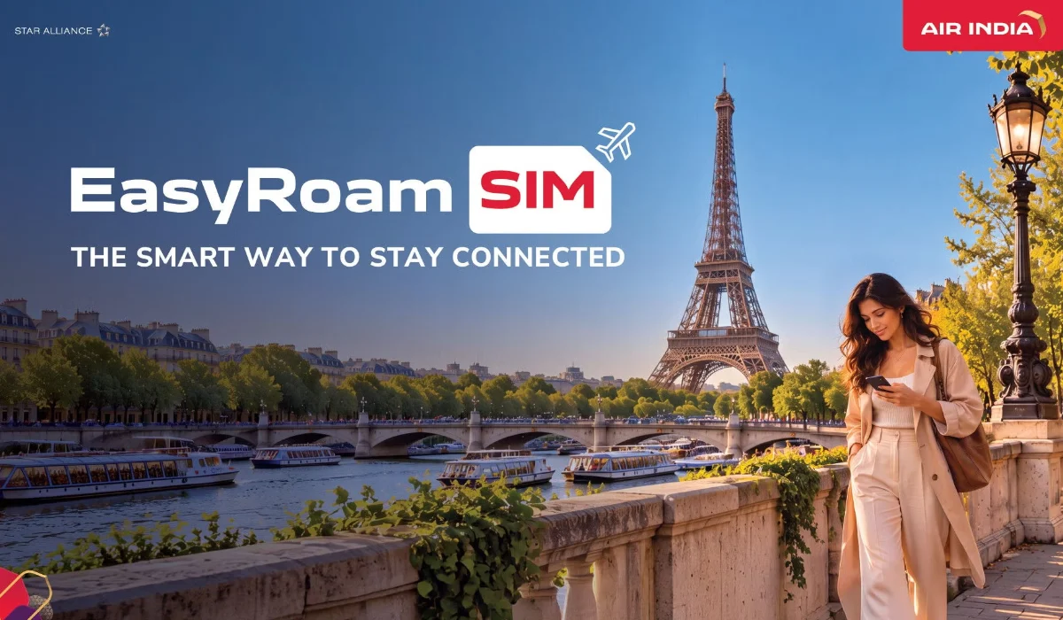 Air India EasyRoam travel SIM service for international travelers