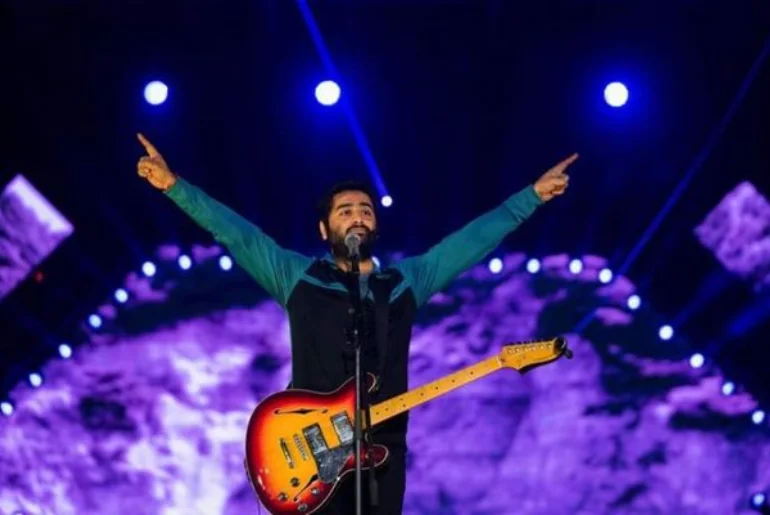 Arijit Singh Announces India Tour To Celebrate 20 Years Of Music 1 Arijit Singh during his India Tour 2027 announcement