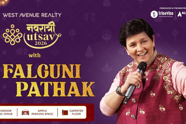 Where Is Falguni Pathak Performing For Navratri 2026 In Mumbai? Tickets, Venue & More 1 Falguni Pathak performing Garba during Navratri 2026 in Mumbai