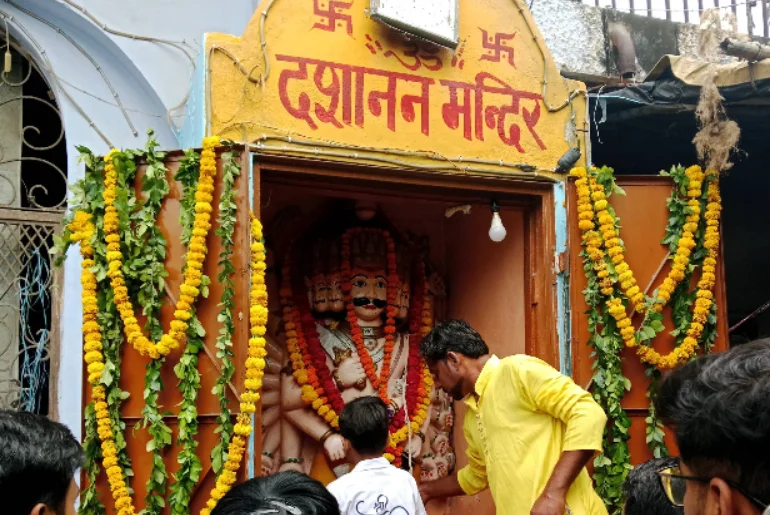 Dussehra Special: The 136-Year-Old Kanpur Temple That Opens Only Once A Year To Worship Ravan 2 Dashanan Mandir in Kanpur where devotees worship Ravan on Dussehra