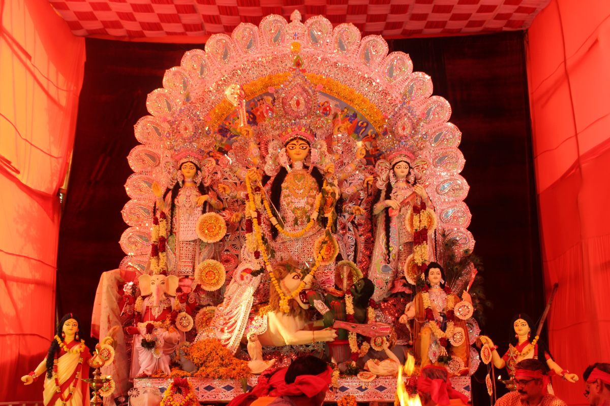 Kashmere Gate Durga Puja pandal