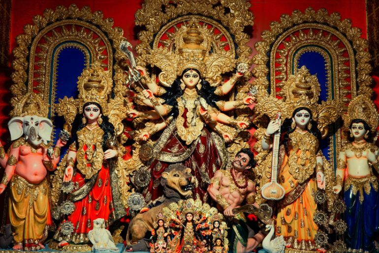 North Bombay Durga Puja 2026 Theme: Inside Juhu Pandal Inspired by Kerala’s Guruvayur Temple 2 North Bombay Durga Puja 2026 pandal inspired by Kerala's Guruvayoor shrine