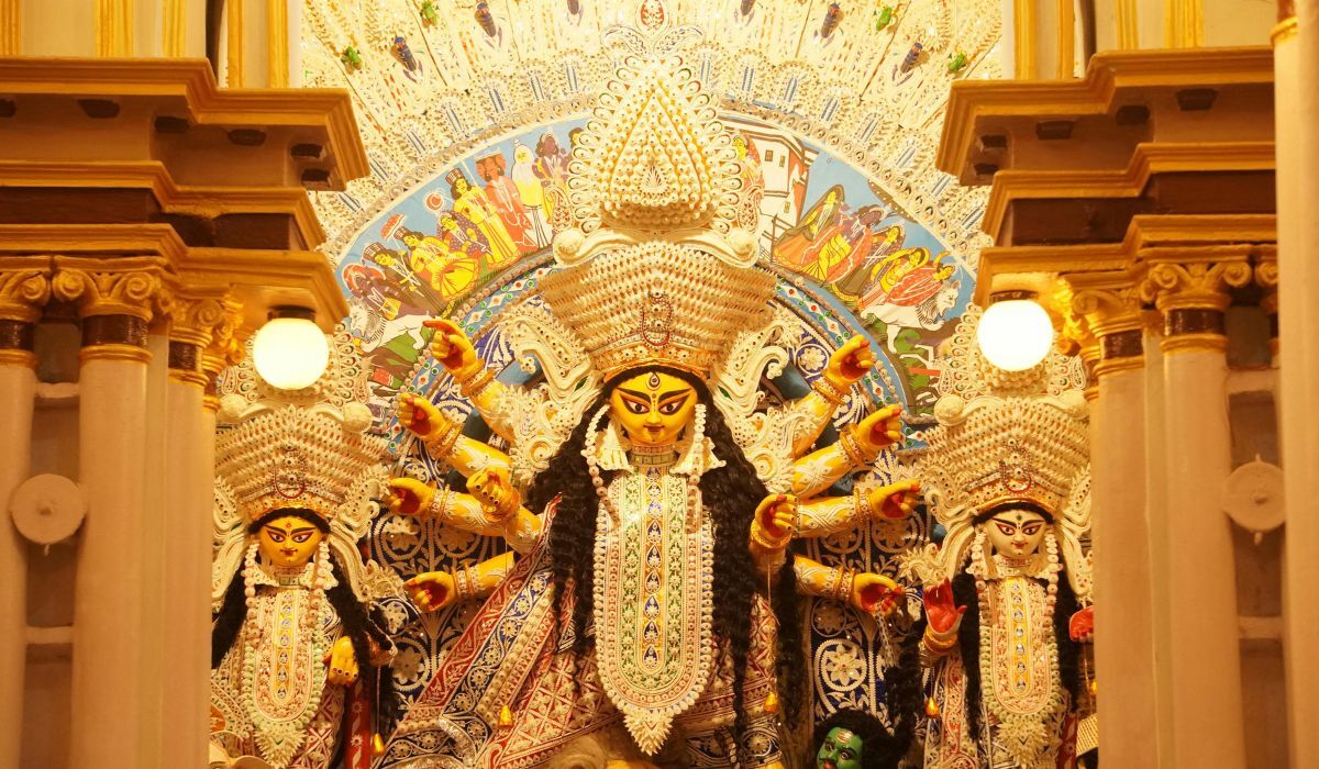 North Bombay Durga Puja 2026 pandal inspired by Kerala's Guruvayoor shrine