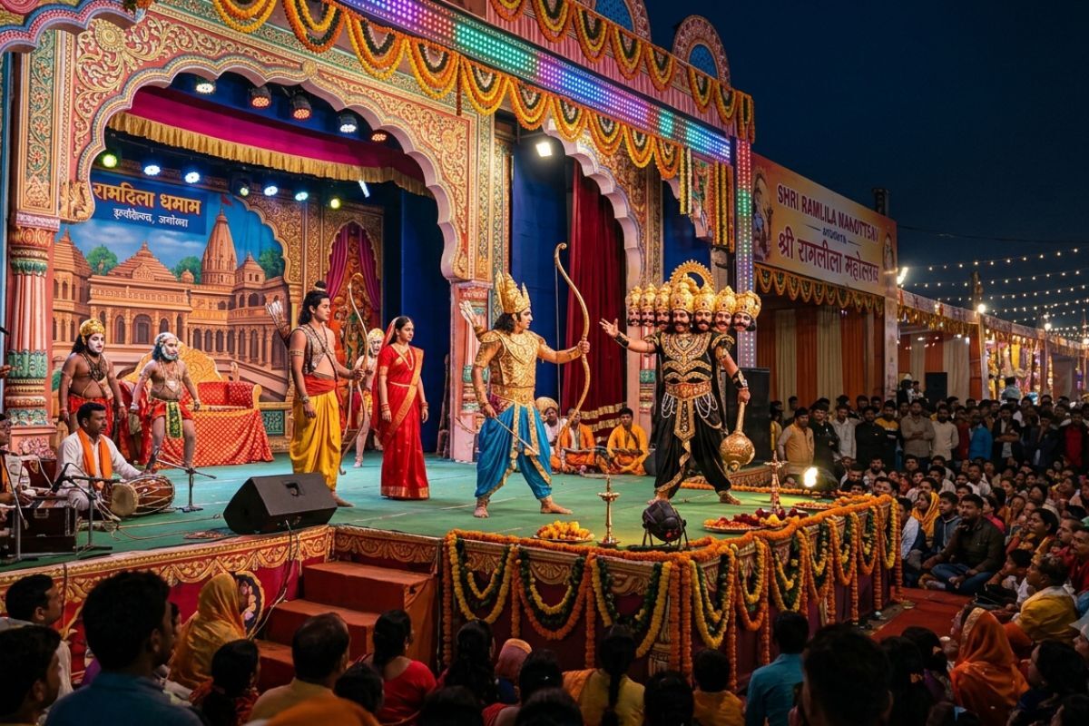 Ramleela in Delhi during Navratri and Dussehra 2026