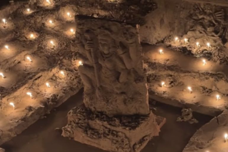 Inside Vaishnavghata Patuli's Underground Durga Puja Pandal: What The 2026 Theme Means 1 Vaishnavghata Patuli’s underground Durga Puja pandal in Kolkata in 2026
