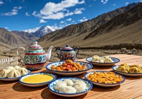 Best foods to try in Himachal Pradesh, featuring traditional Himachali dishes including Dham, Siddu, Madra, and Kullu Trout.