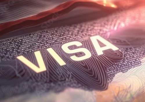 Indian traveller checking travel insurance before a USA trip