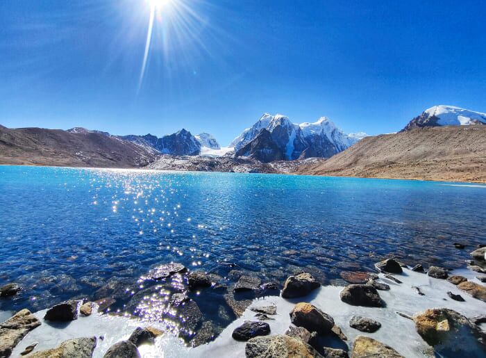 Tranquil Lakes In Sikkim
