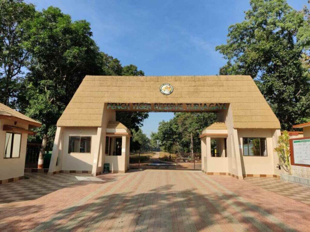 Pench National Park: How To Reach, Best Safaris, Zones & Complete Travel Guide 2 turia gate pench national park location